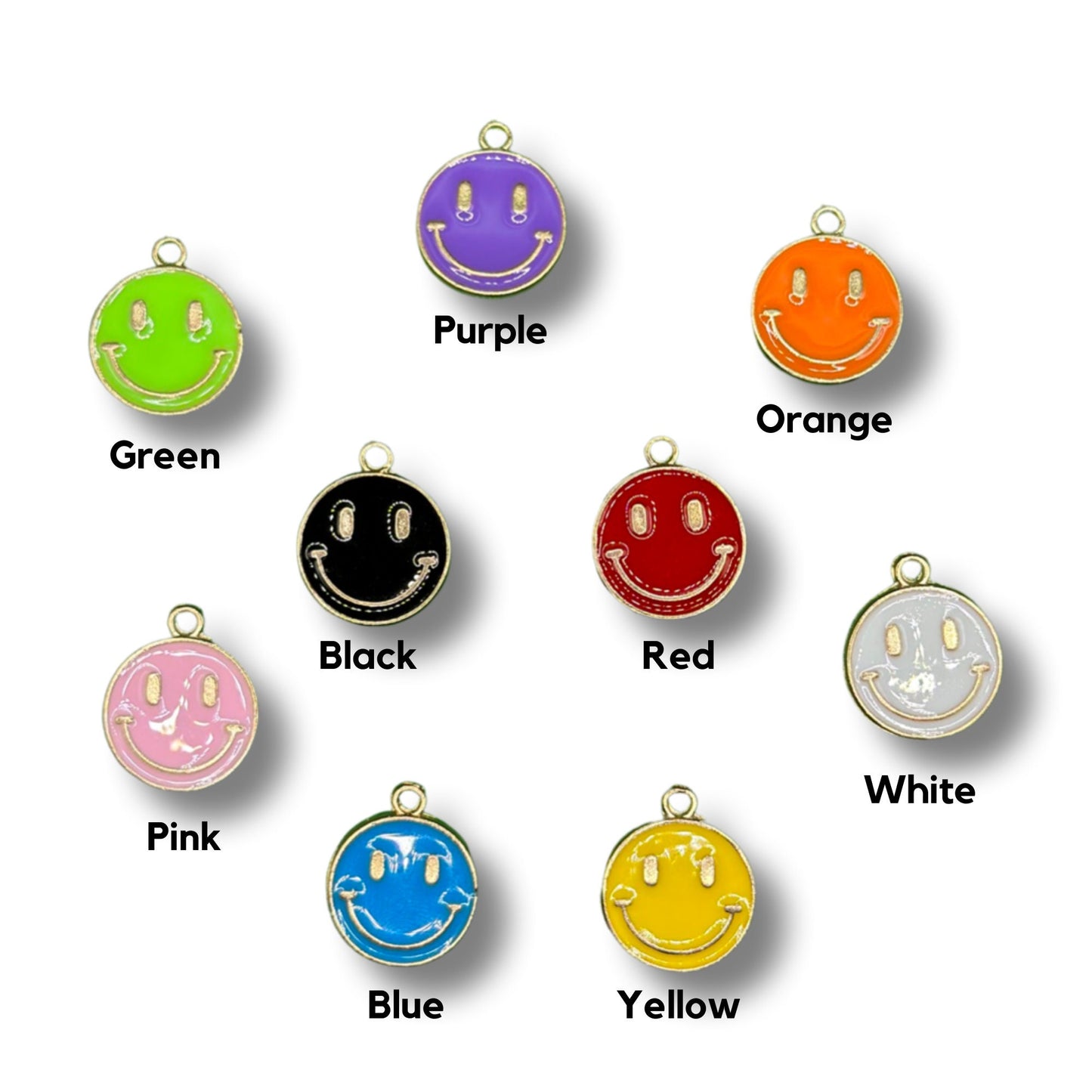 Custom Beaded Bookmark, Smiley Face Charm, Tassel, Gift for Reader, Book Lover Charm